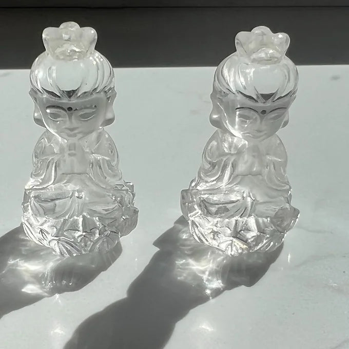 Clear Quartz Guanyin