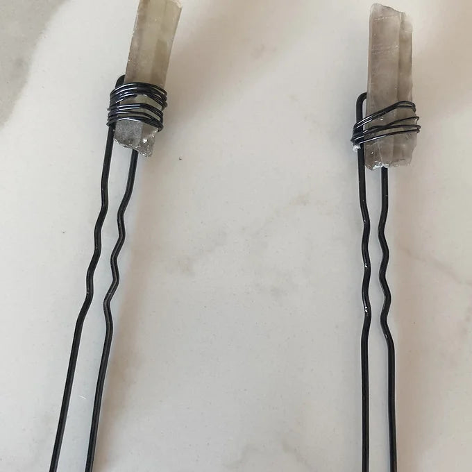 Customizable Crystal Hairpins