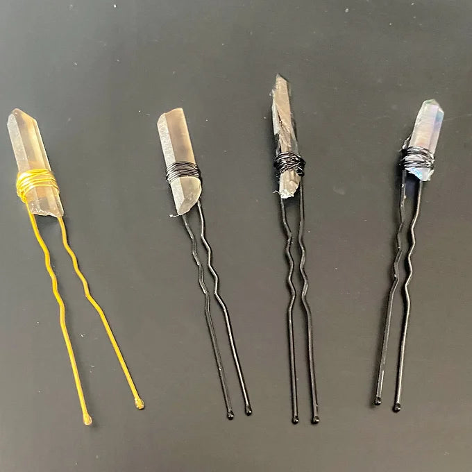Customizable Crystal Hairpins