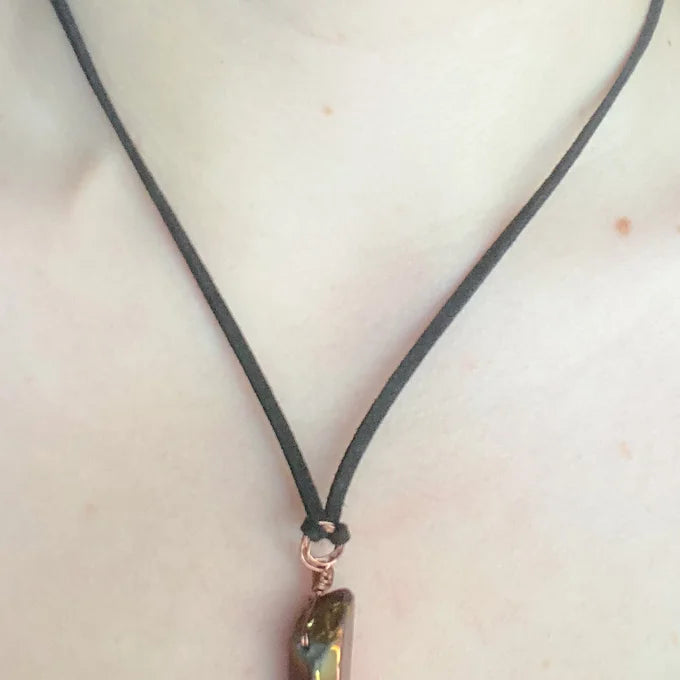 Customizable Crystal Point Necklace