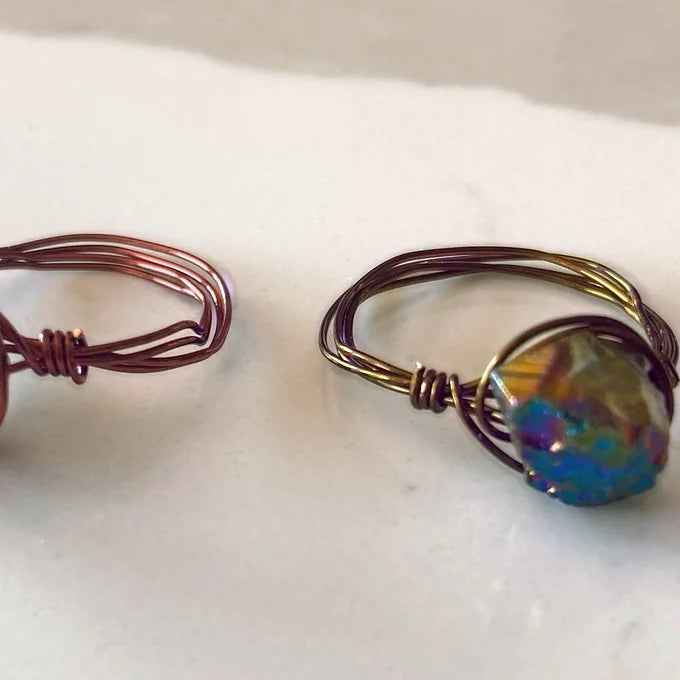 Customizable Wire Wrapped Rings