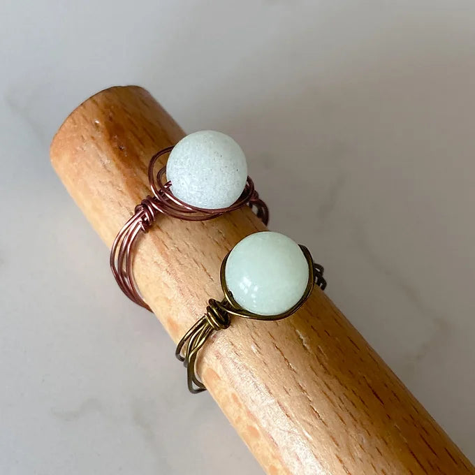 Customizable Wire Wrapped Rings