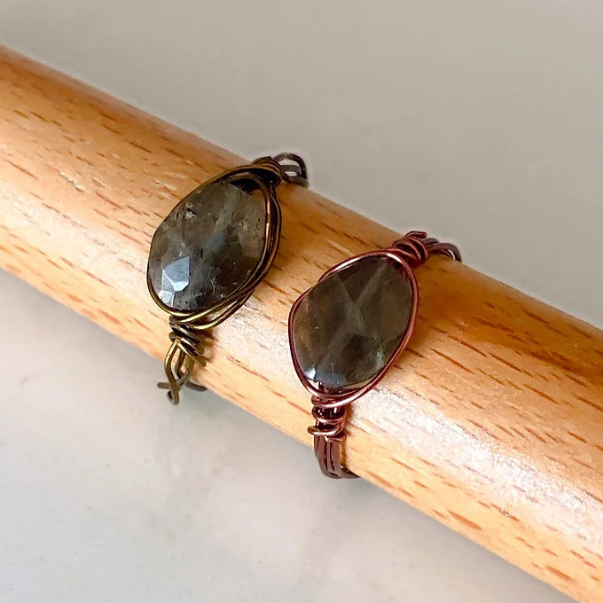 Customizable Wire Wrapped Rings