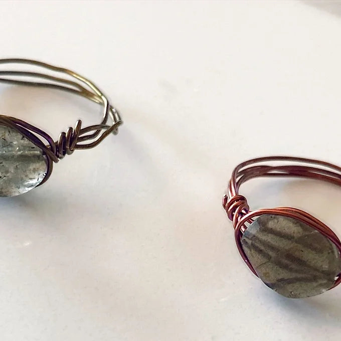 Customizable Wire Wrapped Rings
