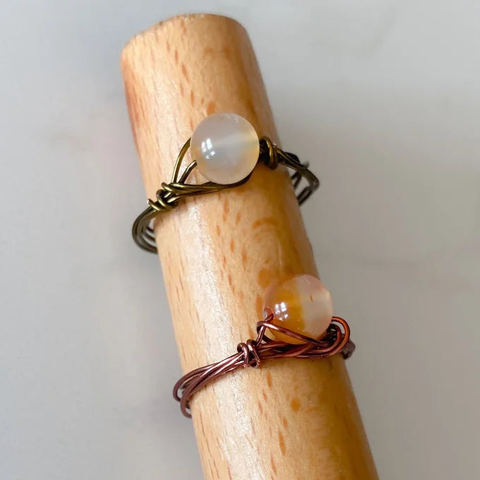 Customizable Wire Wrapped Rings