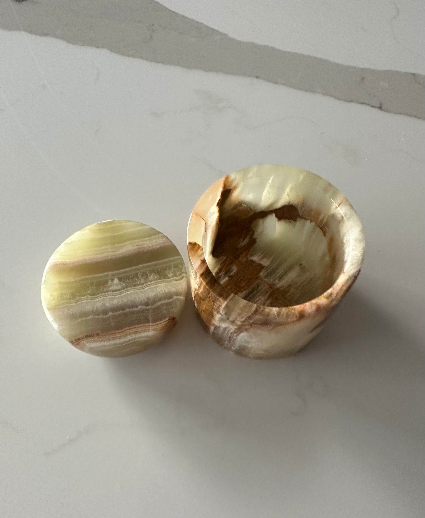 Mini Green Onyx Jewelry Box