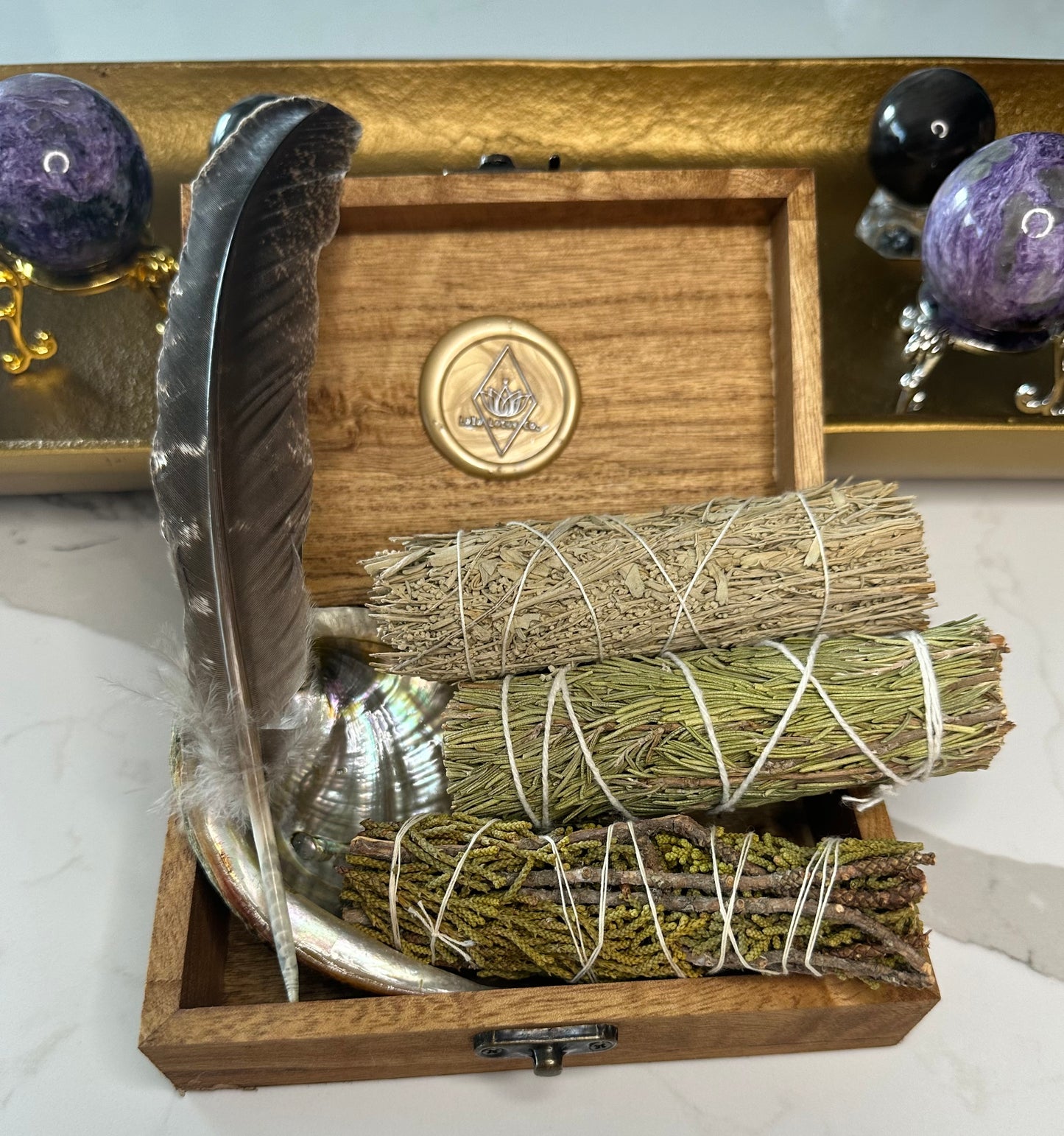 Rosemary, Juniper and Blue Sage Bundle