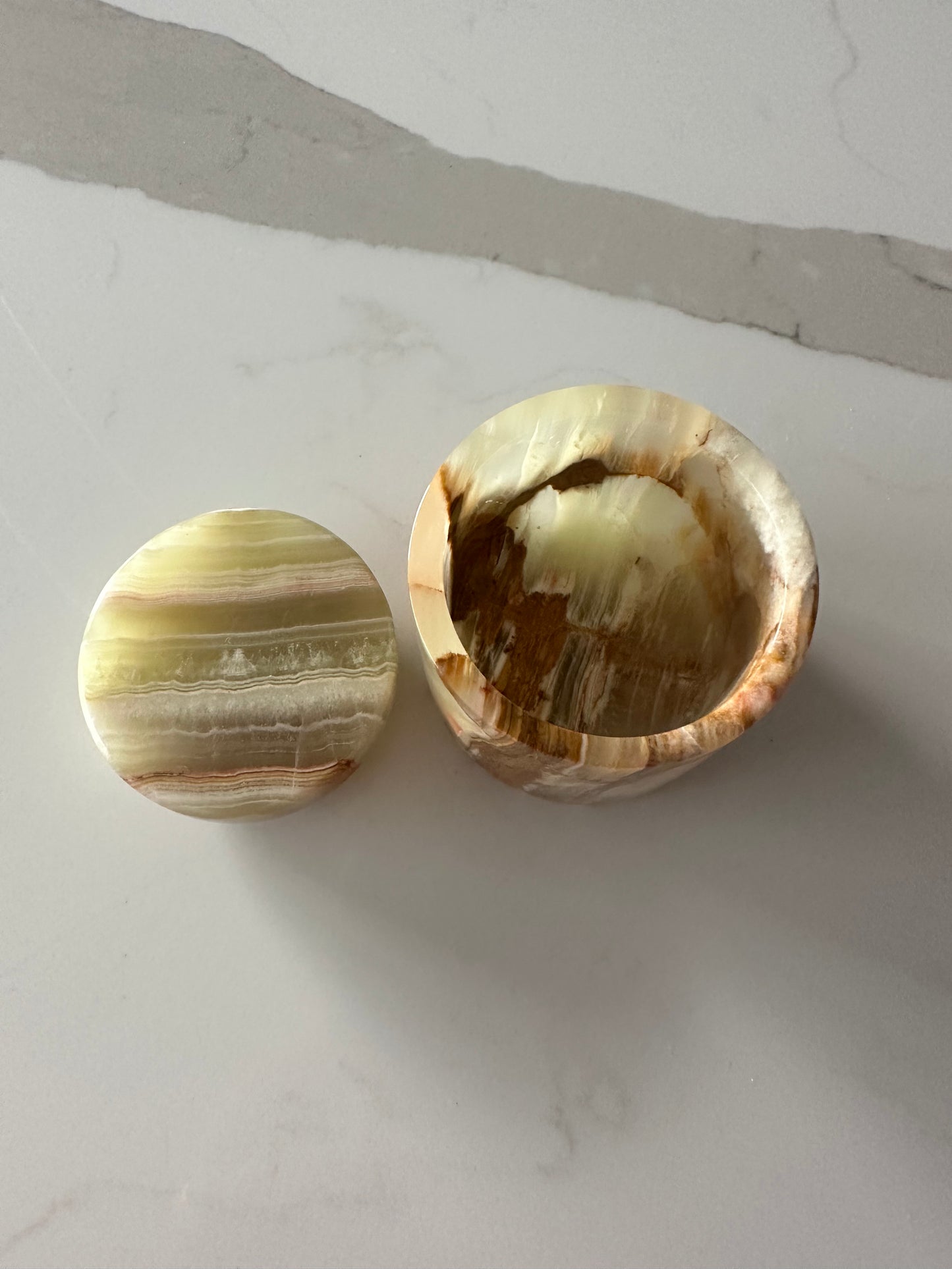 Mini Green Onyx Jewelry Box