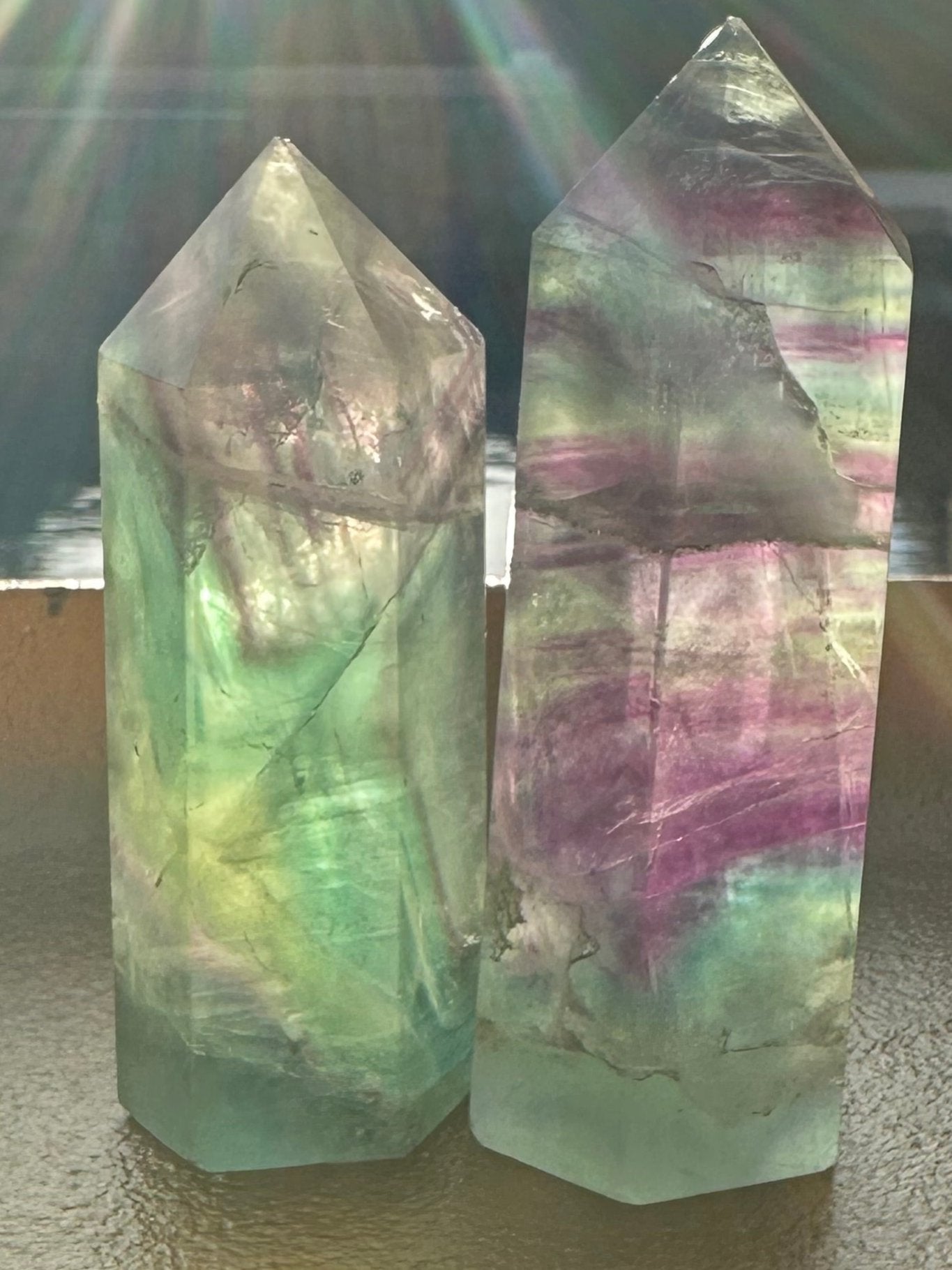 Rainbow Fluorite Tower