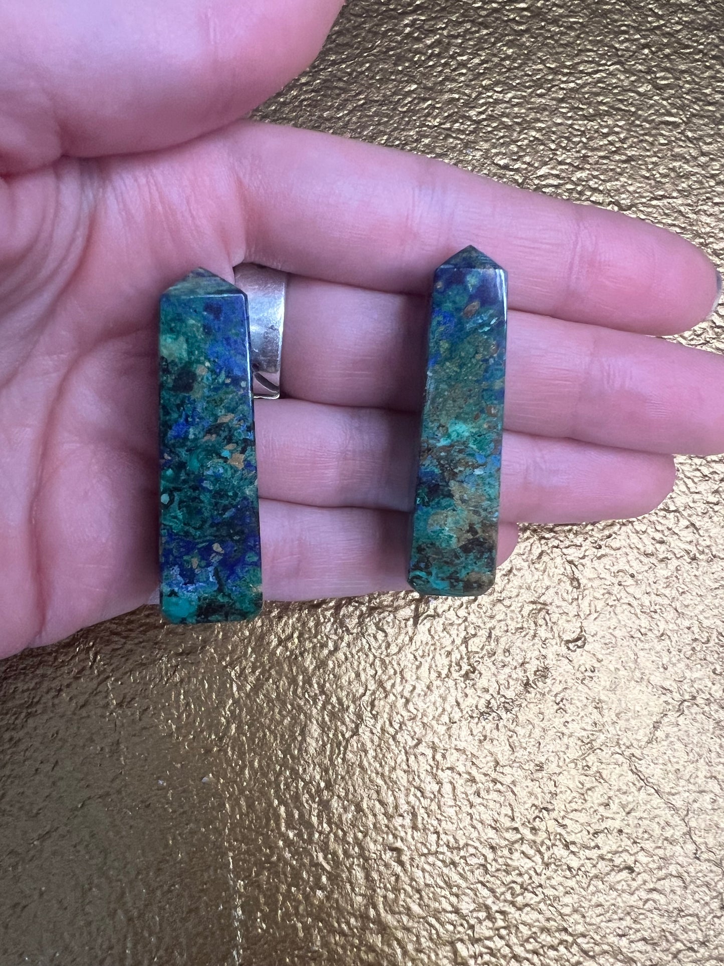 Mini Malachite Azurite Towers