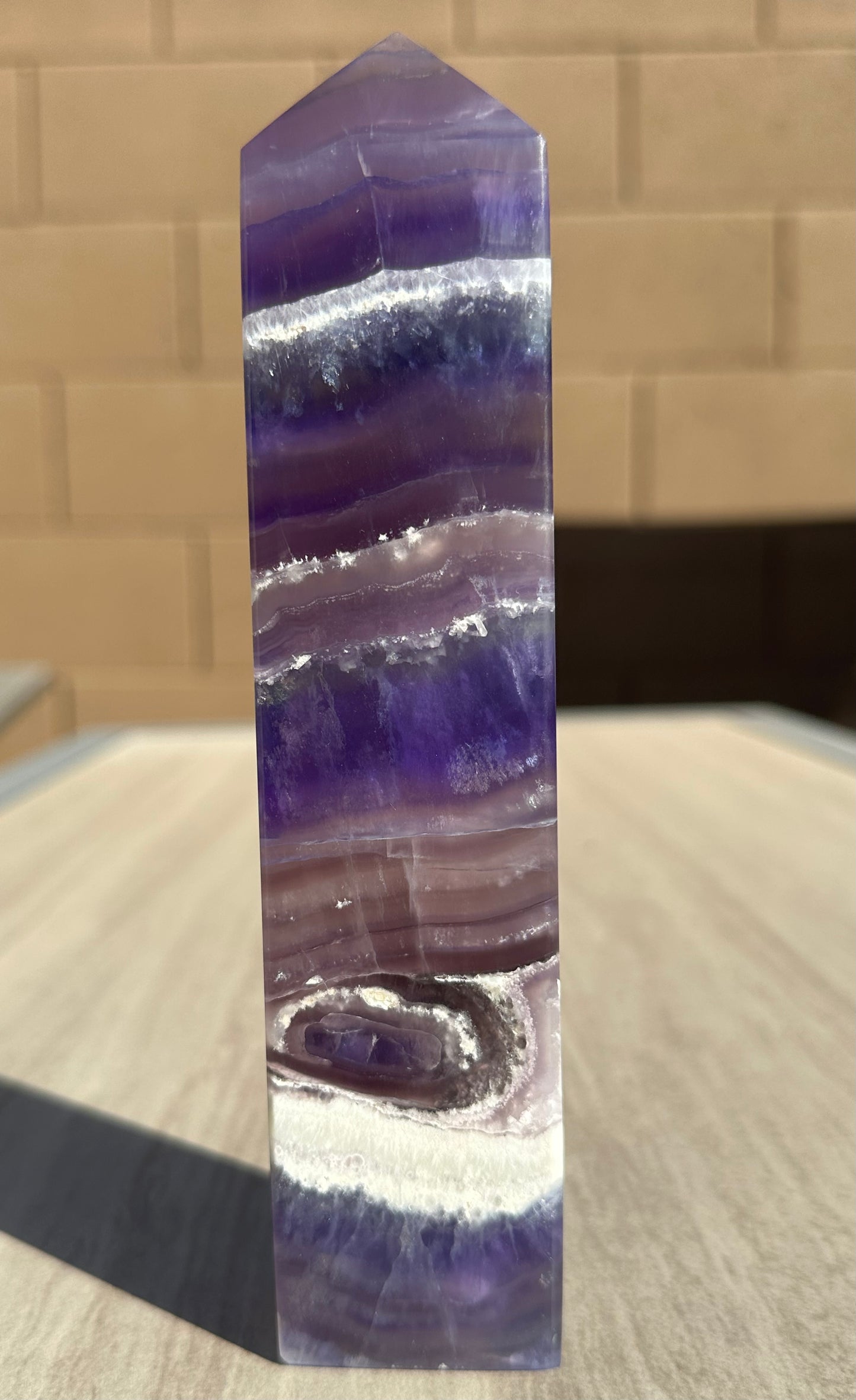 Rainbow Fluorite Obelisk