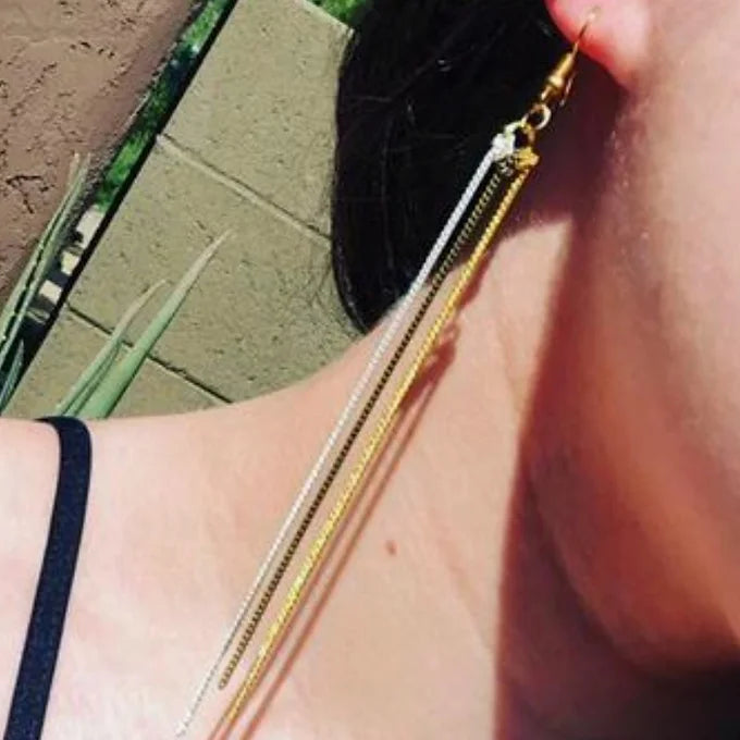 Delicate Chain Earrings