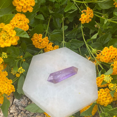 Double Terminated Amethyst