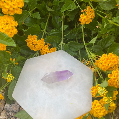Double Terminated Amethyst