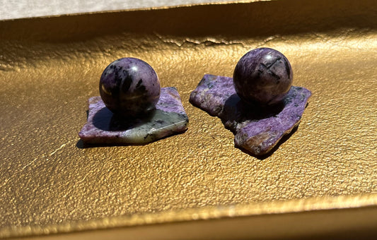 Charolite Sphere Stands