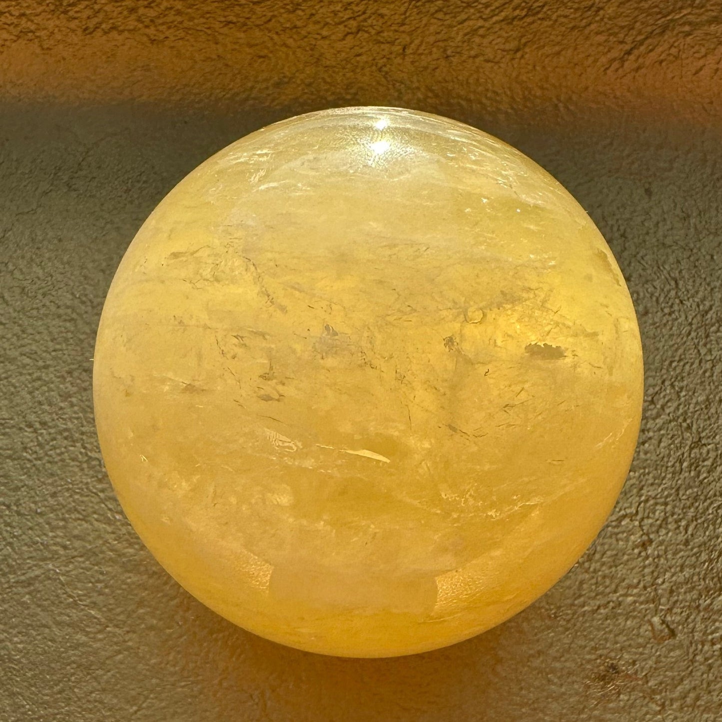 Starry Citrine Sphere