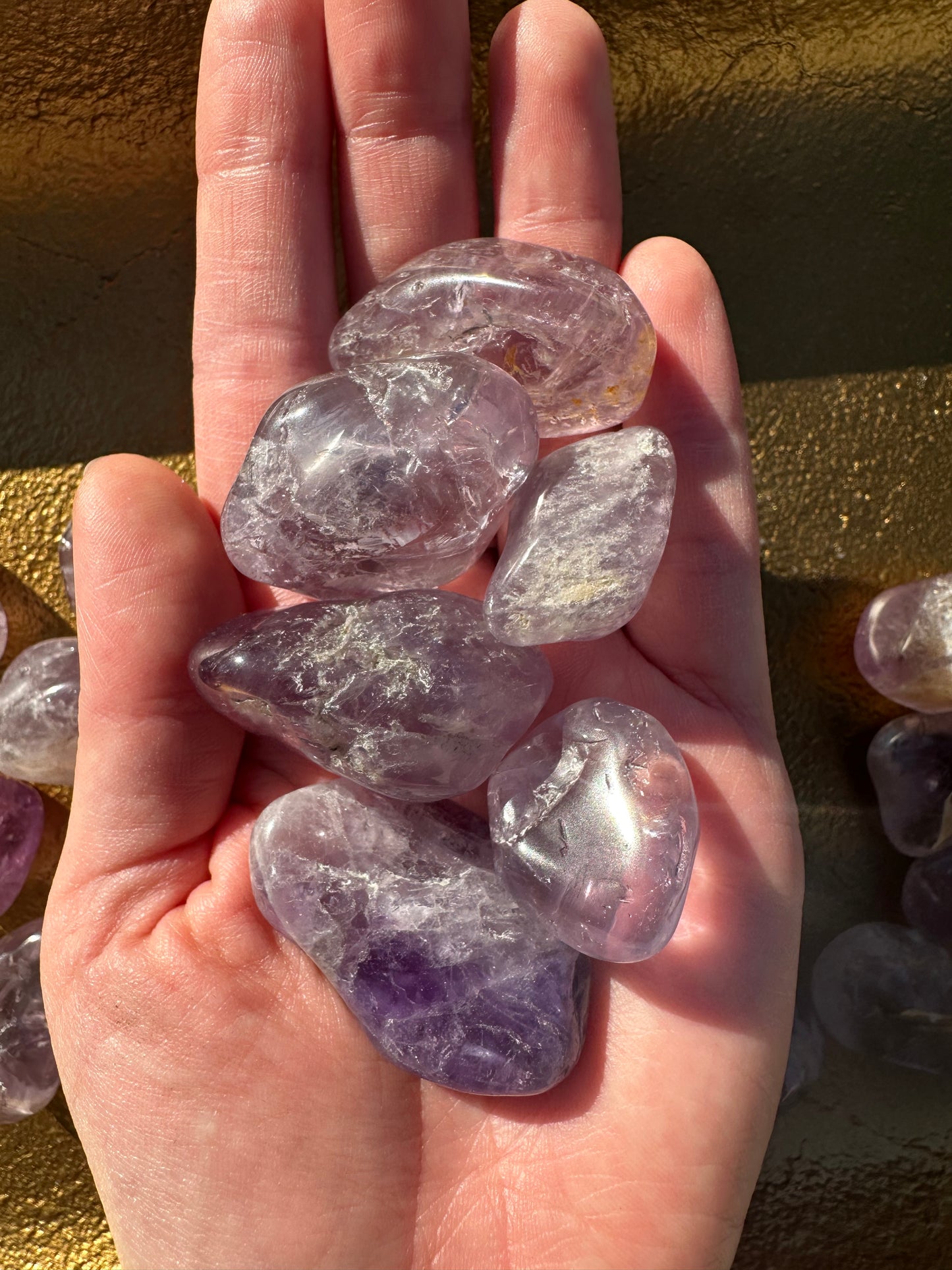Amethyst tumbles