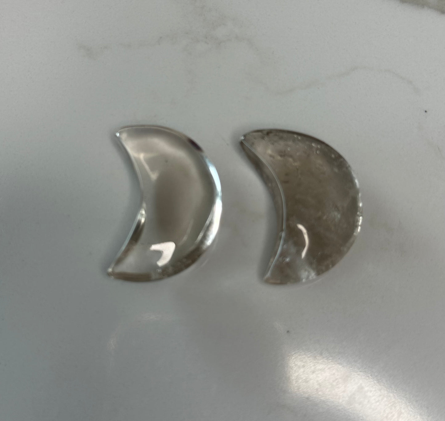 Smoky Quartz Half Moons