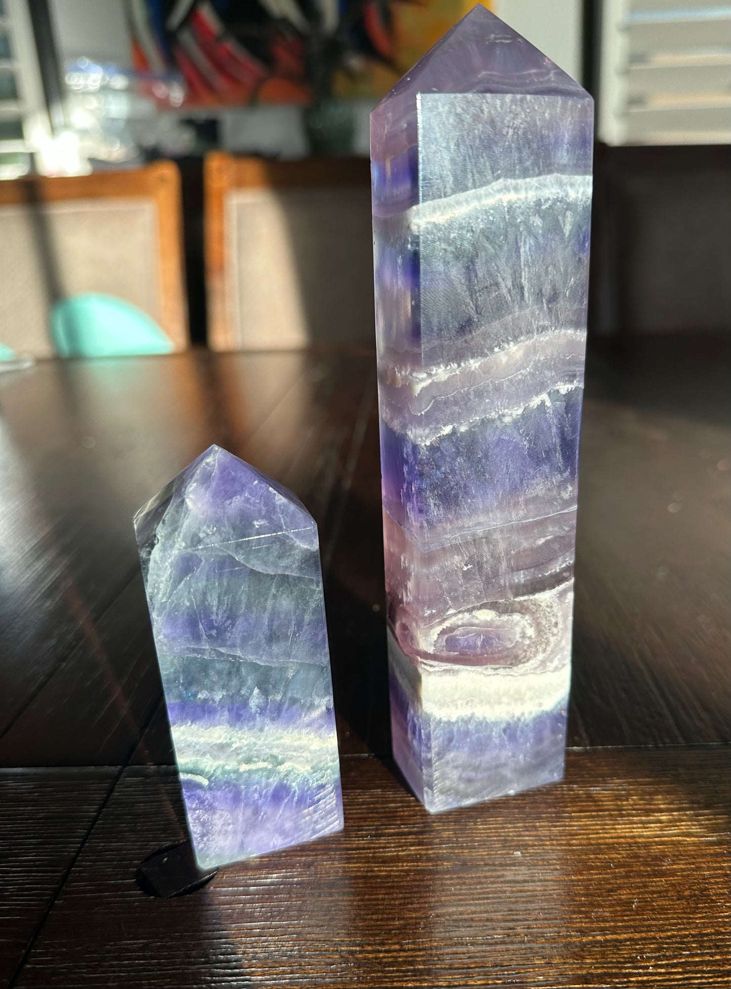 Rainbow Fluorite Obelisk