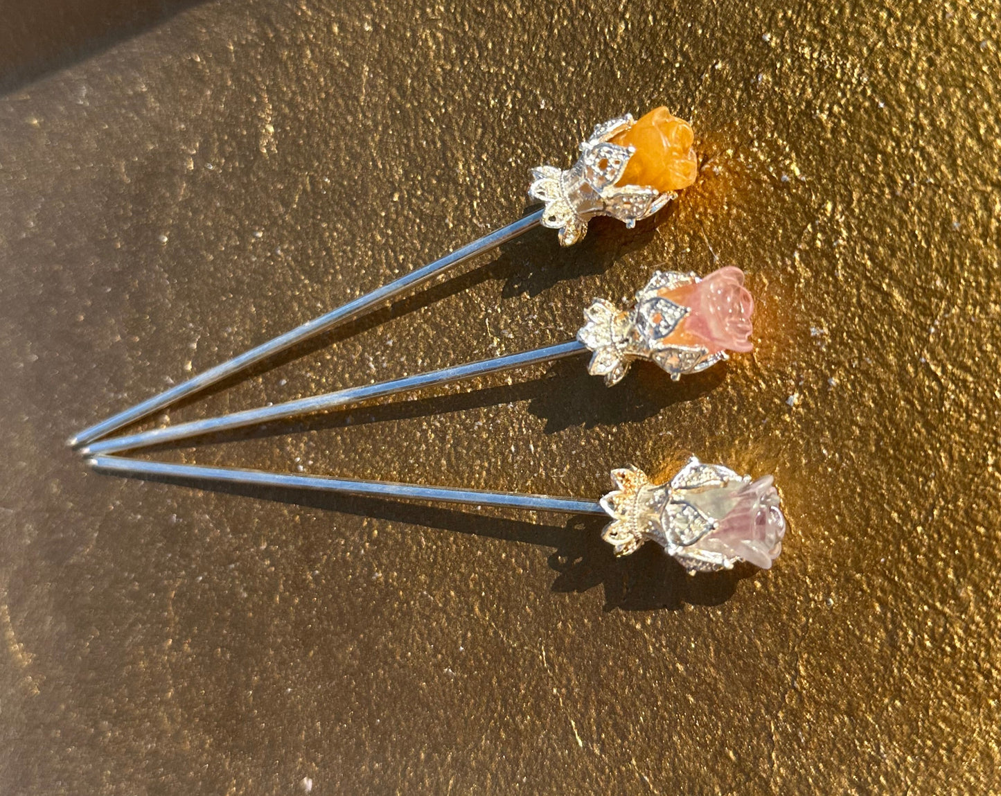Mini Crystal Hair Pins