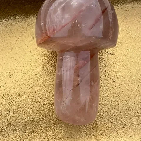 Fire Quartz Mushroom