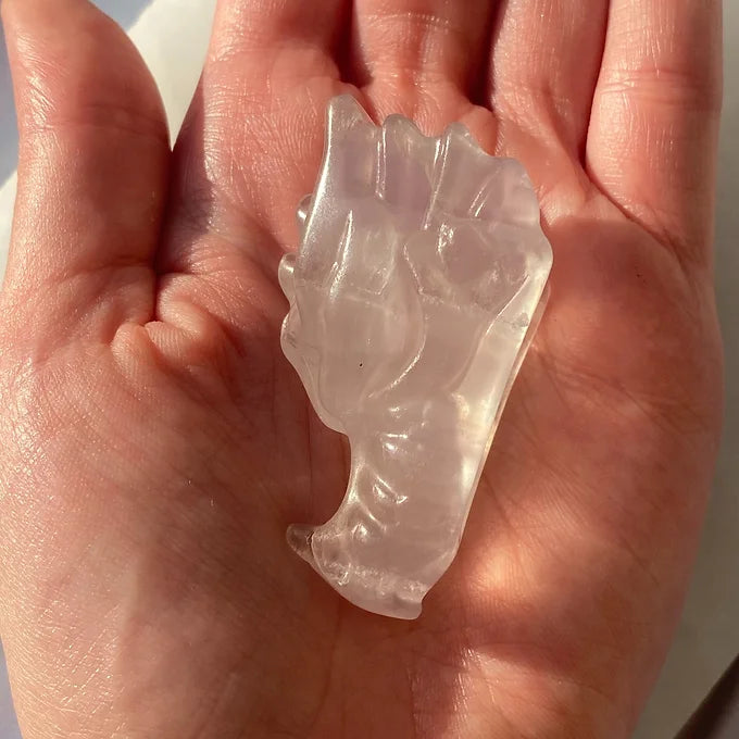 Fluorite Dragon Head