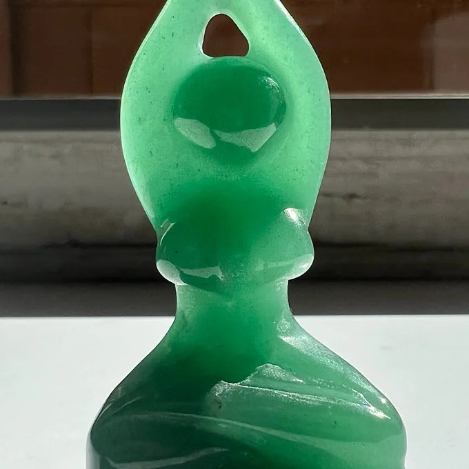 Green Aventurine Yoga Goddess
