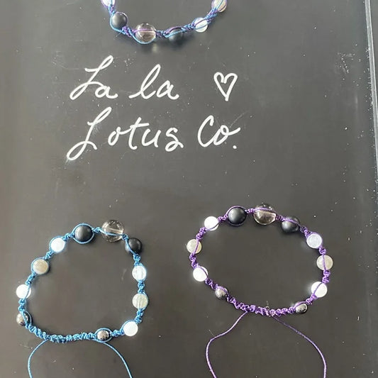 Grounding, protection, balancing adjustable bracelets