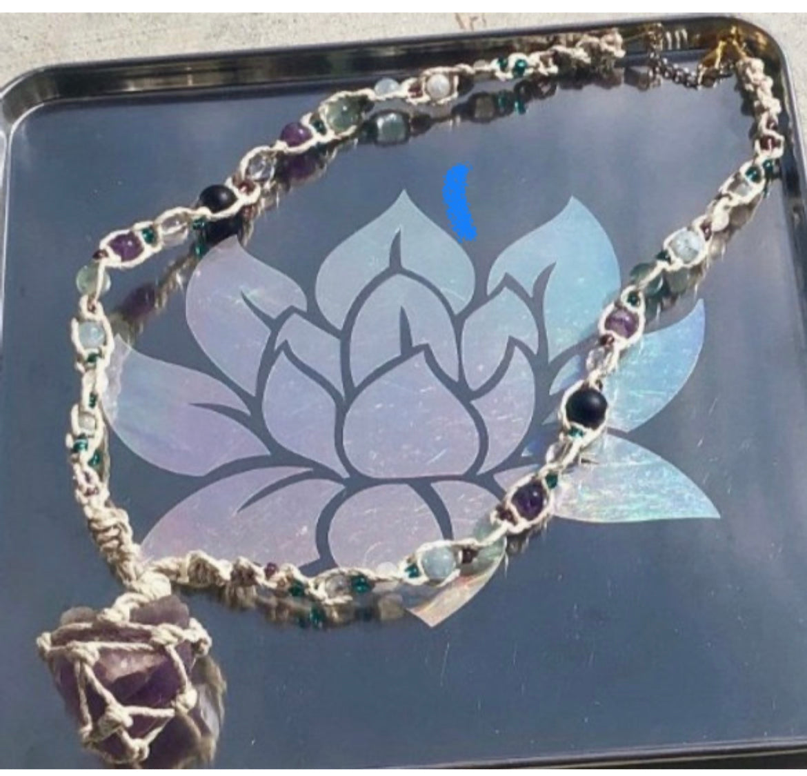 Aquarius Hemp Necklace