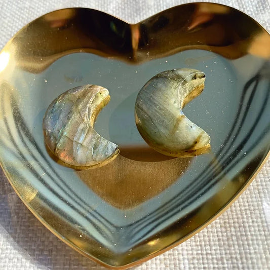 Labradorite Crescent Moon