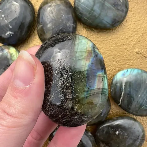 Labradorite Palm Stone