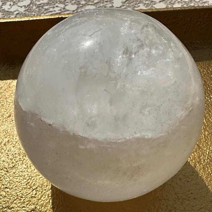 Large Clear Quartz Sphere