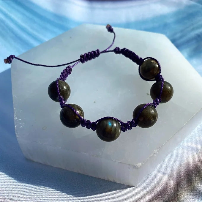 Large Crystal Beaded Bracelet