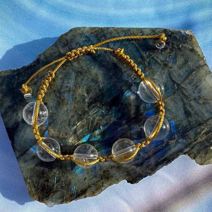 Large Crystal Beaded Bracelet