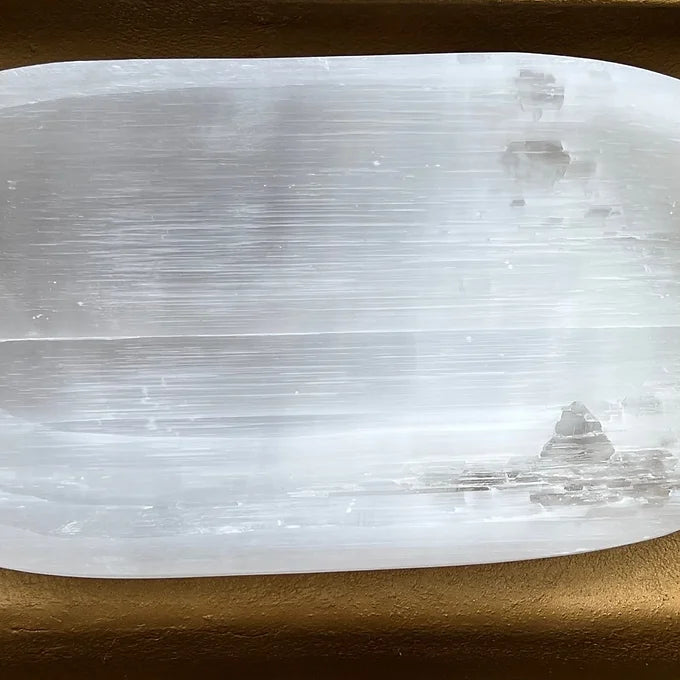 Large Selenite Charging Plate