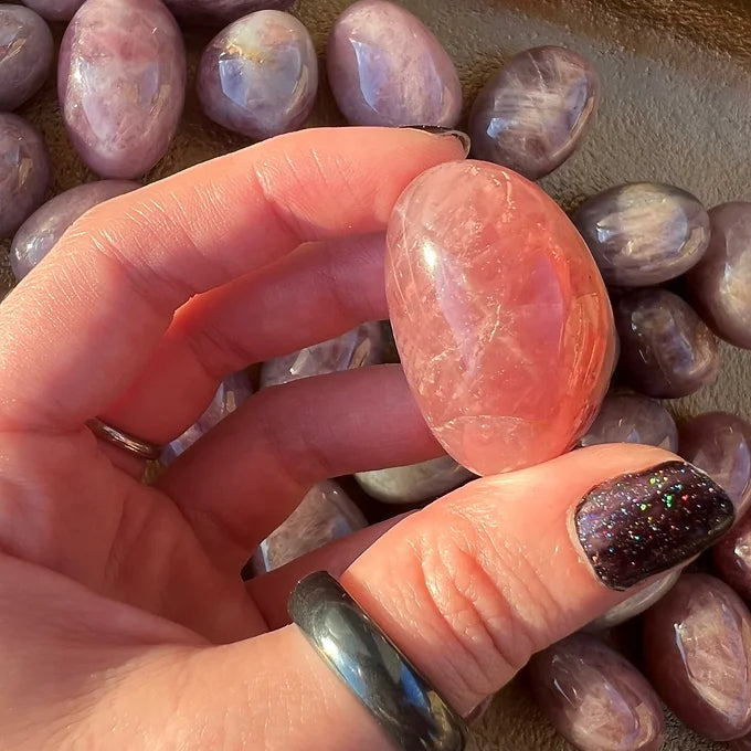 Lavender Rose Quartz Tumbles