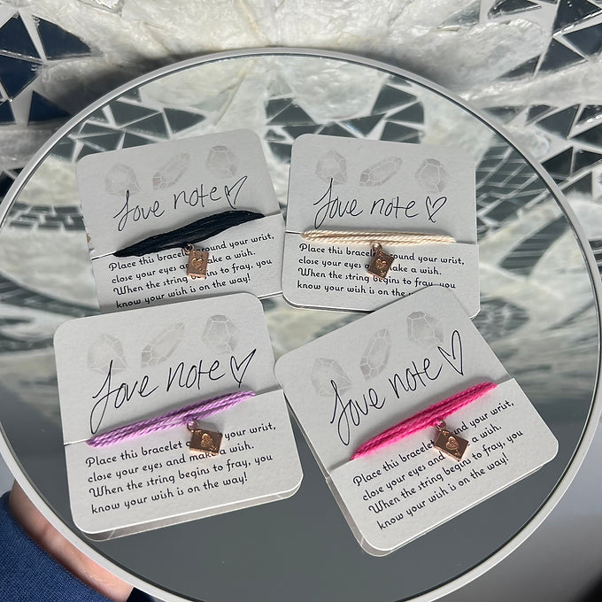 Love Note Wish Bracelet