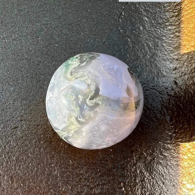 Mini Moss Agate Spheres