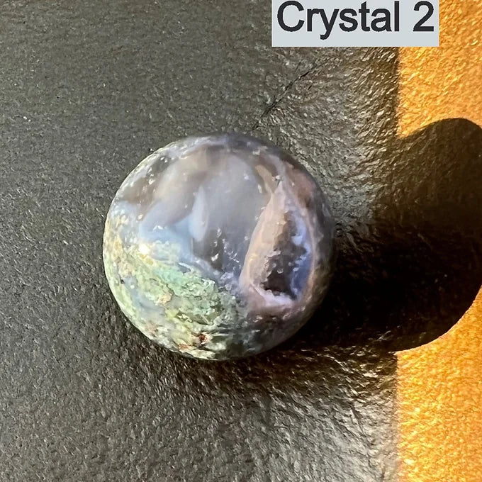 Mini Moss Agate Spheres