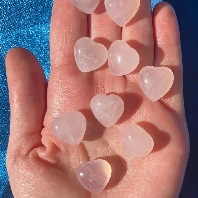 Mini Rose Quartz Heart