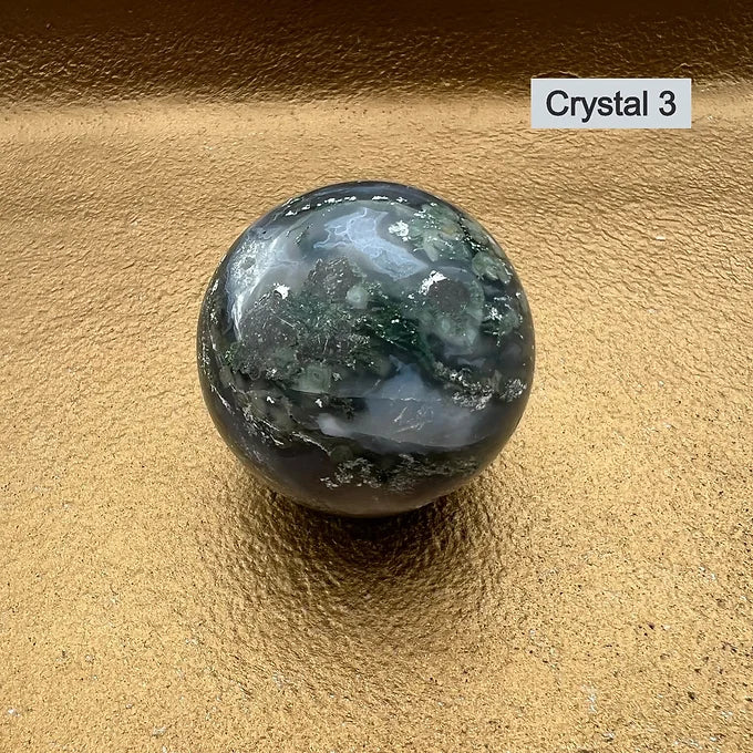 Moss Agate Sphere