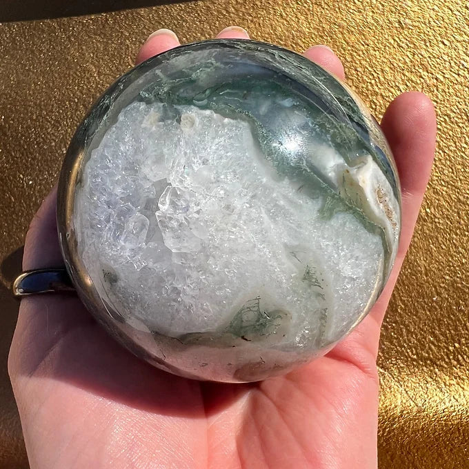 Moss Agate Spheres
