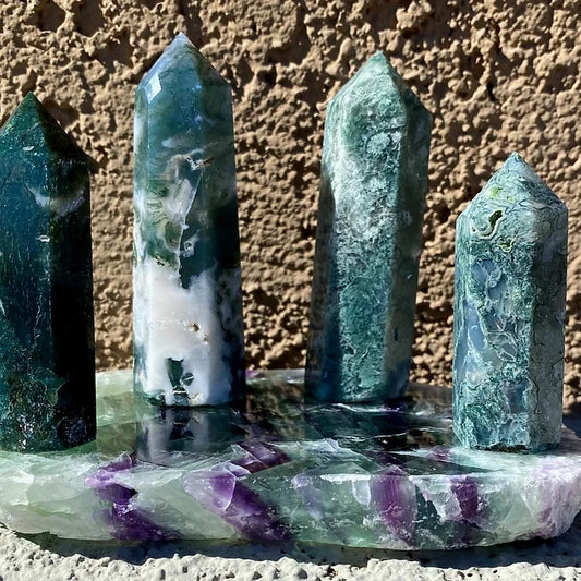 Moss Agate Towers