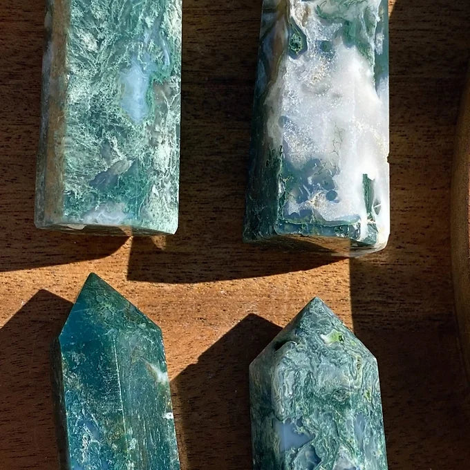 Moss Agate Towers