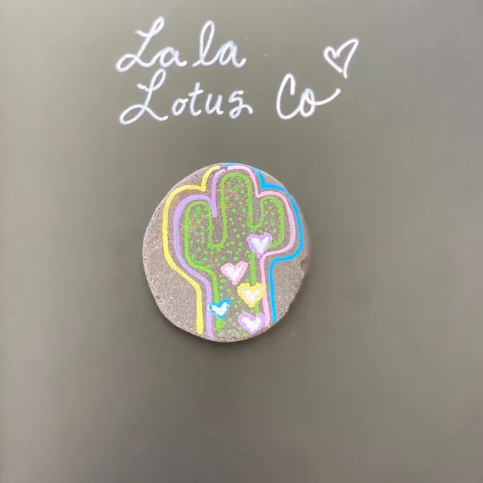 Neon Cactus Magnet