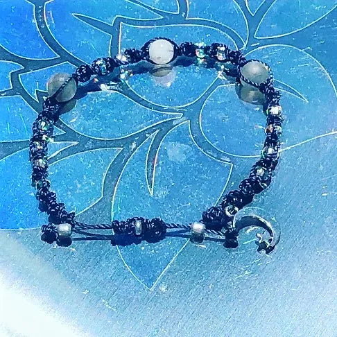Night Sky Inspired Crystal Charm Bracelet