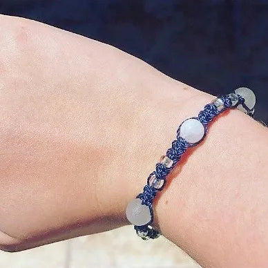 Night Sky Inspired Crystal Charm Bracelet
