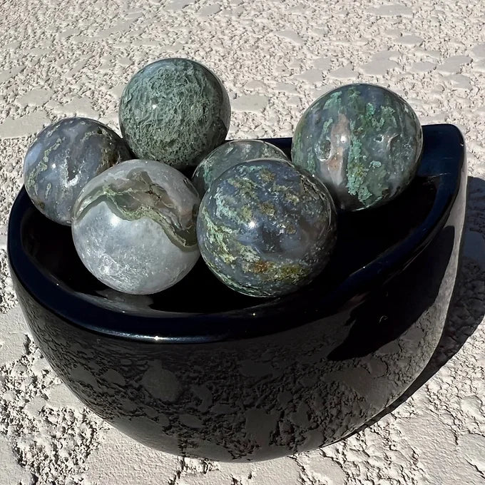 Obsidian Moon Bowl