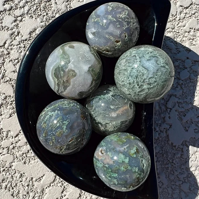 Obsidian Moon Bowl