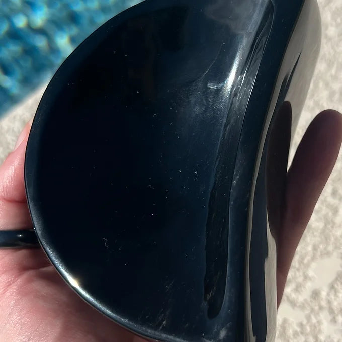 Obsidian Moon Bowl